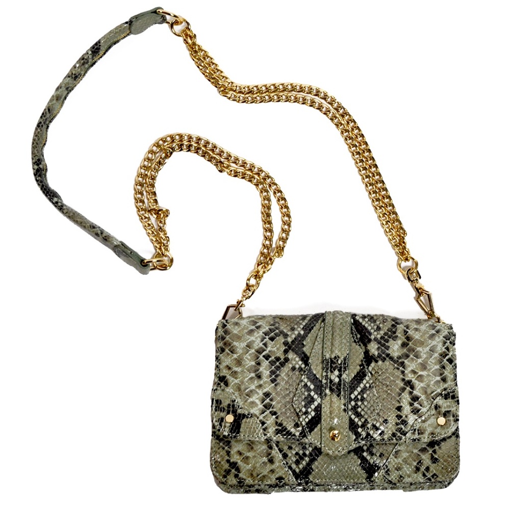 RARE!! REBECCA MINKOFF Python Embossed Cross Body NWT